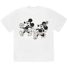 Mickey Mouse – Mickey & Minnie (Alb) (Tricou)