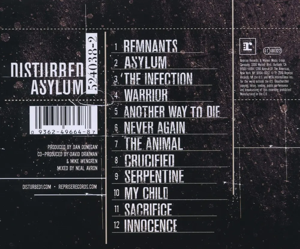 DISTURBED – ASYLUM (CD)