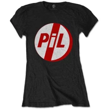 PIL Public Image Ltd, Tričko Logo, Žena, Čierna
