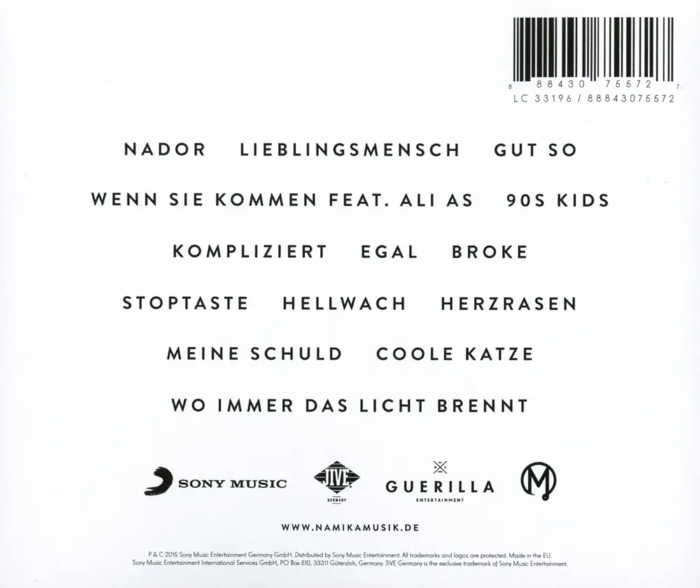 Namika – Nador (CD)