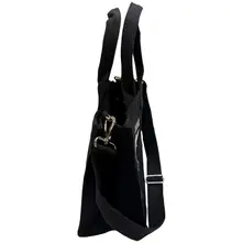 Cotton Tote Bag: In Utero (Black) (Back Print) thumbnail