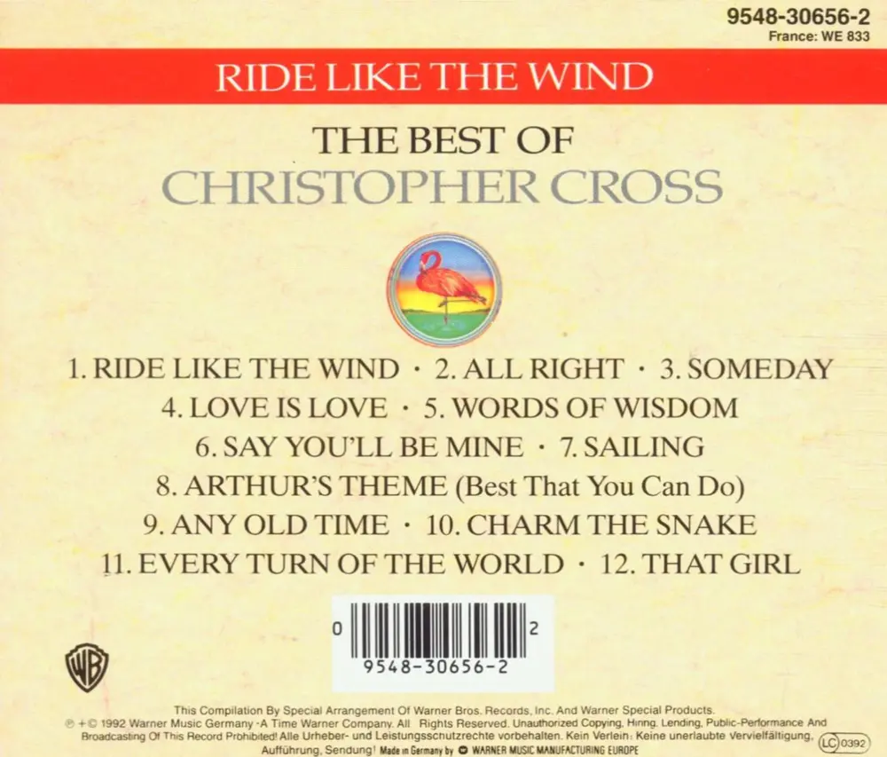 BEST OF CHRISTOPHER CROSS,THE (CD)