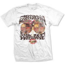 Jefferson Airplane, Tričko Lips, Unisex, Biela