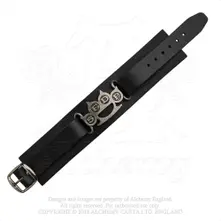 Five Finger Death Punch – Knuckle Duster (Leather Wrist Strap) (Náramok)