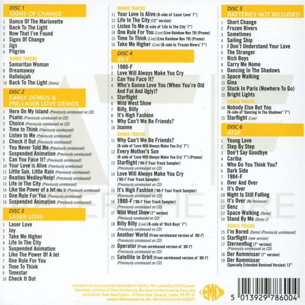After the Fire – BRIGHT LIGHTS 1974-1983 (CD)