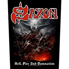 SAXON, Nažehlovačka Hell, Fire And Damnation