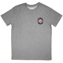 The Rolling Stones, Tričko Mini Tour '78 Logo, Unisex, Šedá