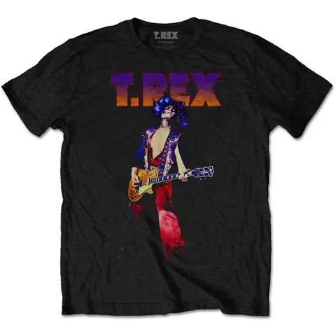 T. Rex – Tričko Rockin' (Čierna), Unisex, Čierna