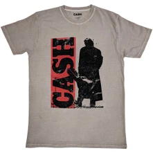 Johnny Cash, Tričko Bold Silhouette, Unisex, Natural