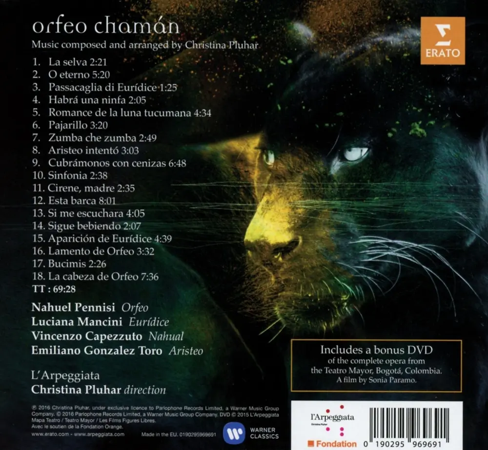 Christina Pluhar & L'Arpeggiata – ORFEO CHAMANV (CD+DVD) (CD)