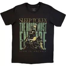 Sleep Token, Tričko Unisex T-Shirt: The House Must Endure Stacked (Black), Unisex, Čierna