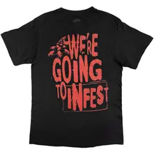 Unisex T-Shirt: Infest (Black) (Back Print) thumbnail