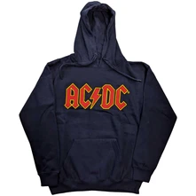 AC/DC, Mikina Logo, Unisex, Modrá