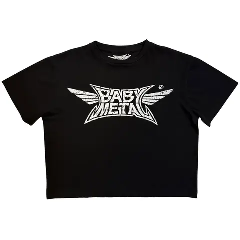 Ladies Crop Top: Pentagram (Black)