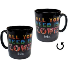 Hrnček Unboxed Mug: Yellow Submarine All You Need Is Love (Black)