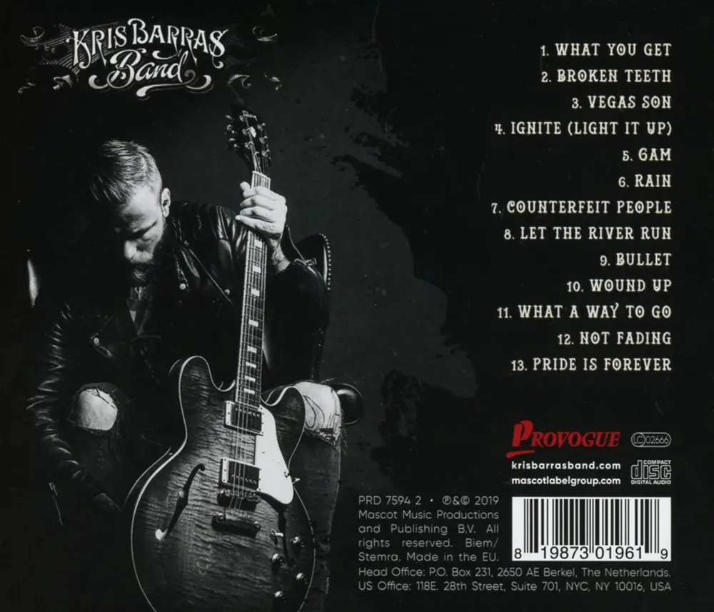 Kris Barras Band – LIGHT IT UP (CD)