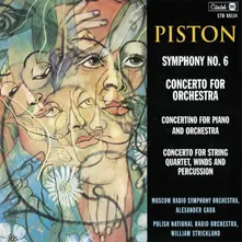 Walter Piston – SYMPHONY NO. 6/CONCERTO FOR ORCHESTRA (CD)