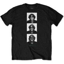 John Lennon, Tričko GPAC Stack, Unisex, Čierna