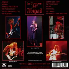 King Diamond – IN CONCERT 1987 (CD)