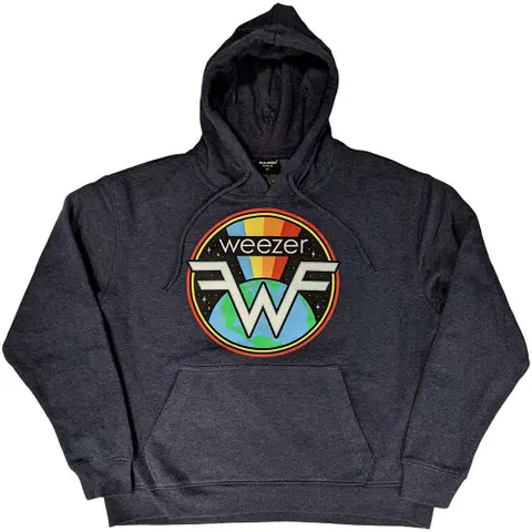 Weezer – Mikina Symbol Logo (Modrá), Unisex, Modrá