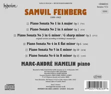 FEINBERG: PIANO SONATAS 1-6 thumbnail