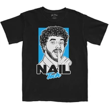 Jack Harlow, Tričko Nail Tech, Unisex, Čierna