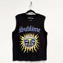 Sublime, Tielko Sun Logo, Unisex, Čierna