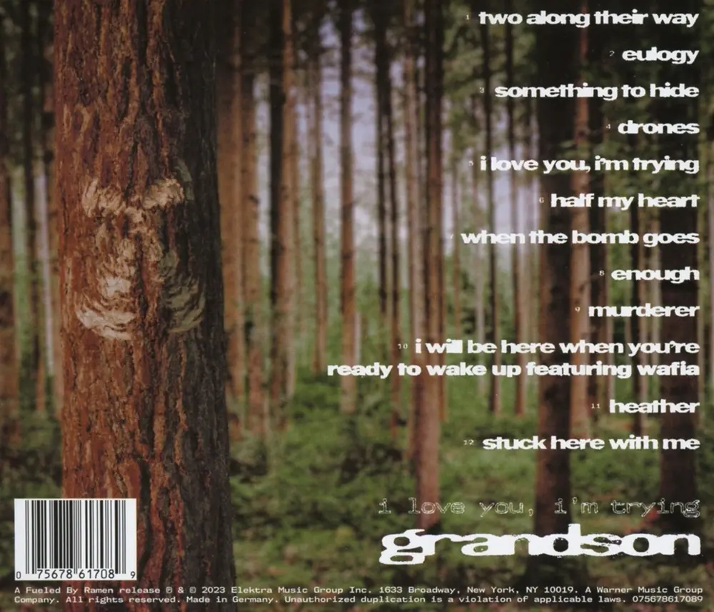 grandson – I LOVE YOU, I'M TRYING (CD)