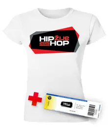 Hip Hop Žije Festival – 2015 Tričko + Lístok (Balík)