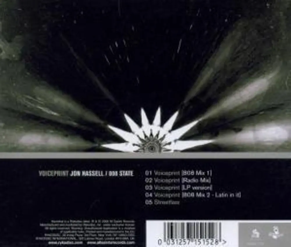 Jon Hassell Vs 808 State - Voiceprint (CD)