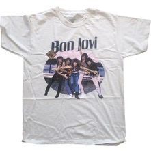Bon Jovi, Tričko Breakout, Unisex, Natural