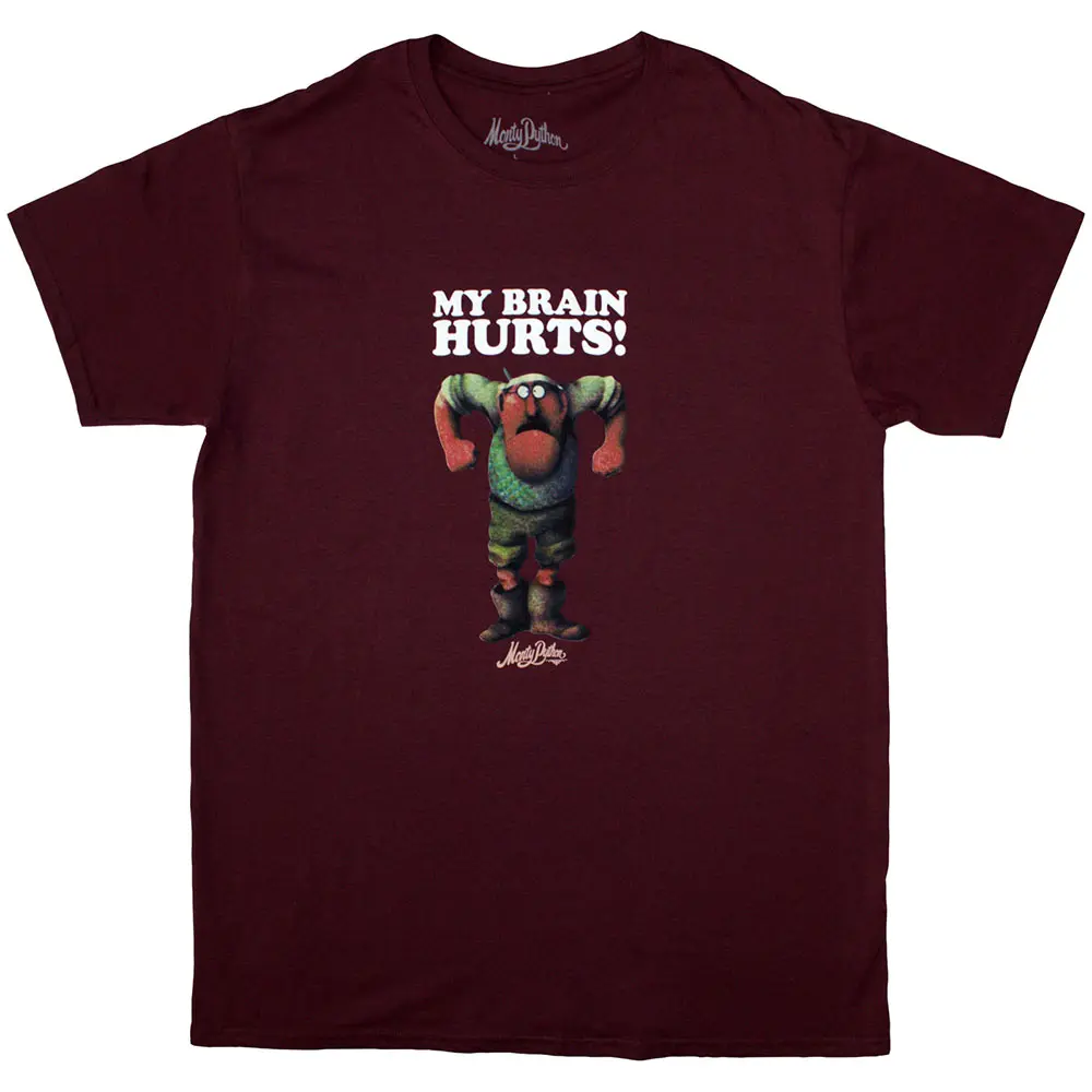 Monty Python – My Brain Hurts (Rosso) (Maglietta)