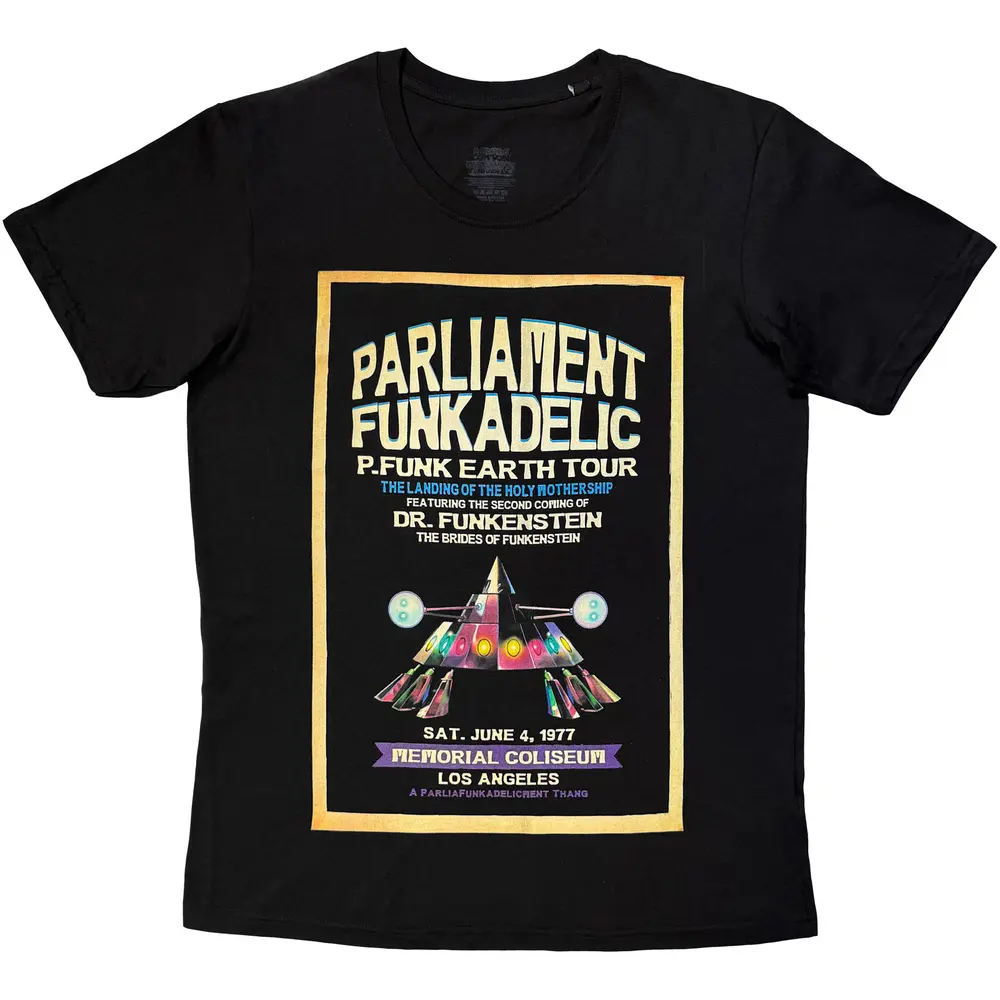 Unisex T-Shirt: P-Funk Earth Tour (Black)