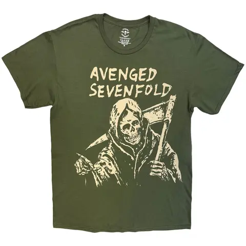 Unisex T-Shirt: Reaper (Khaki Green)
