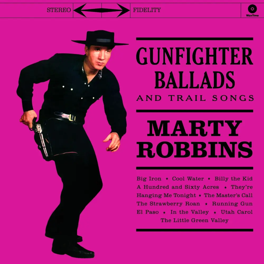 Marty Robbins – GUNFIGHTER BALLADS AND TRAIL SONGS (Red Vinyl, 2015) (Vinyl)