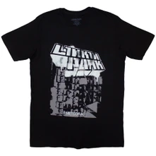 Linkin Park, Tričko Spray Collage, Unisex, Čierna