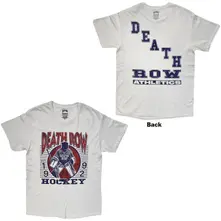 Unisex T-Shirt: Hockey (White) (Back Print) thumbnail