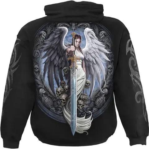 Spiral – Mikina Angel Sword (Čierna), Unisex, Čierna
