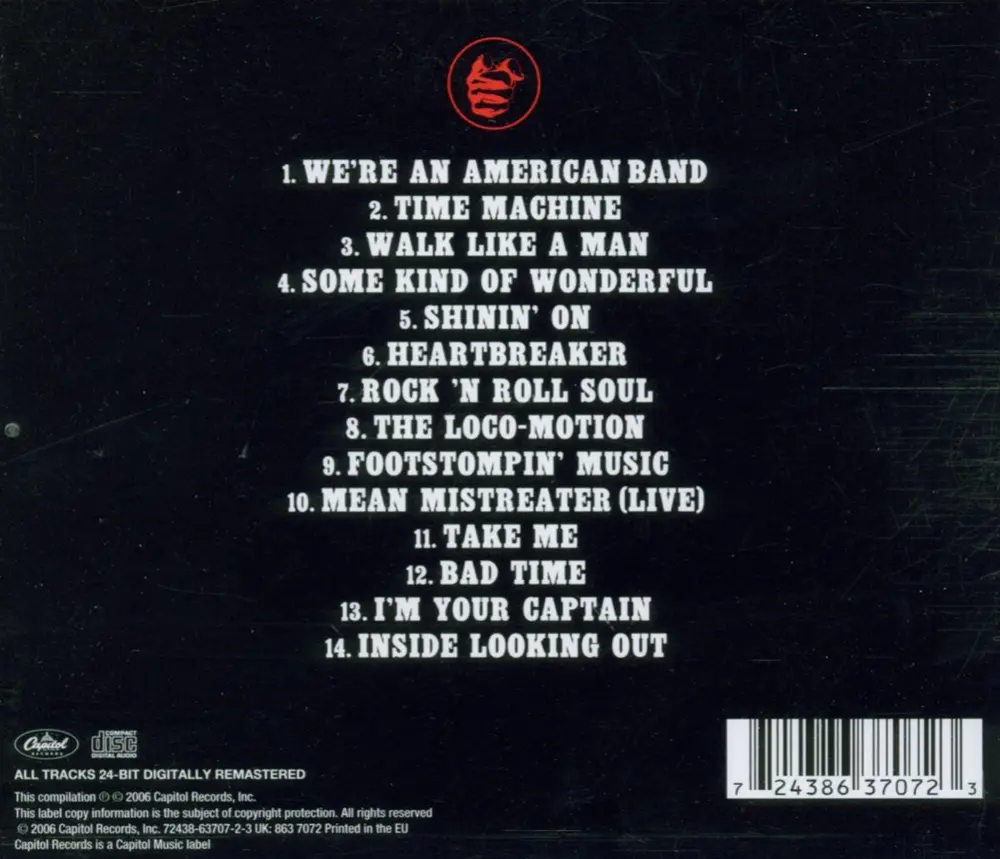 Grand Funk Railroad – GREATEST HITS (CD)