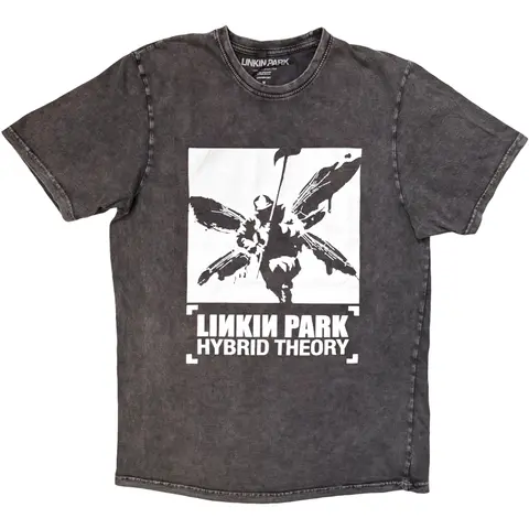 Unisex Stone Wash T-Shirt: Soldier Hybrid Theory (Charcoal Grey)