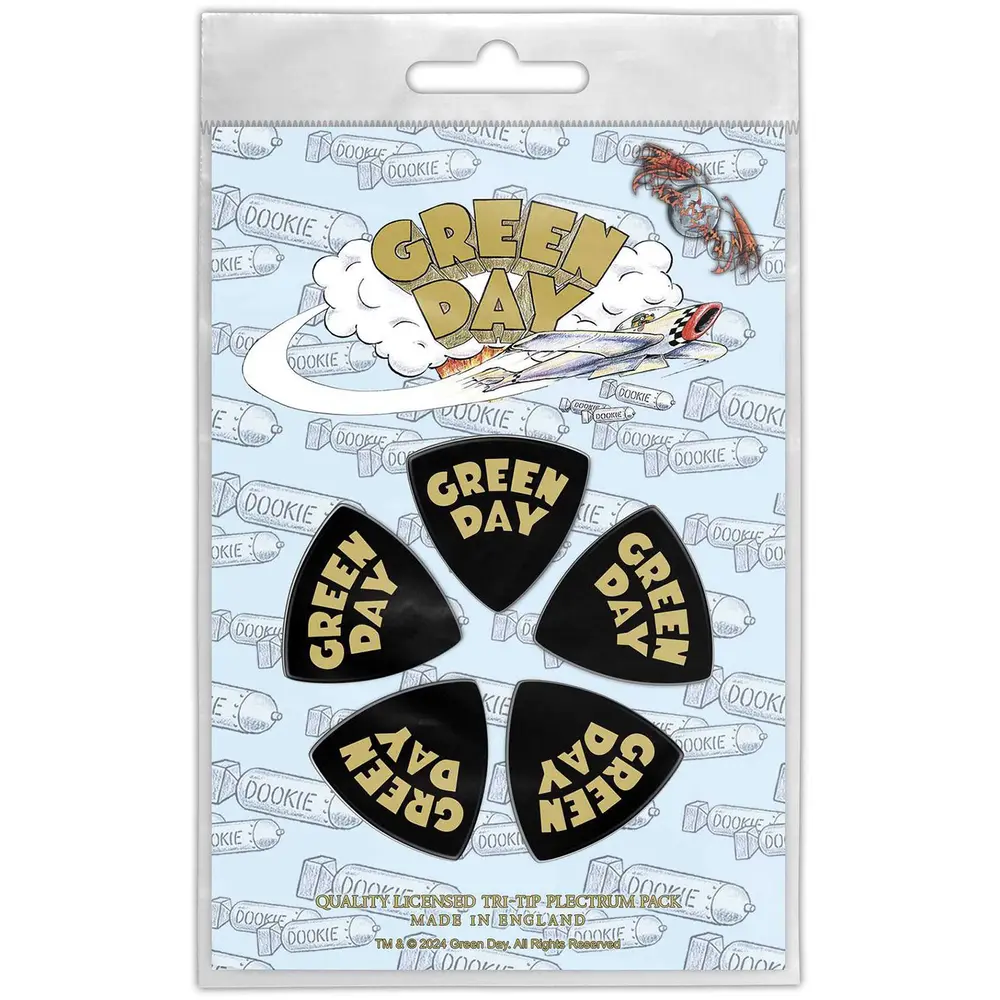 Green Day – Dookie Logo (Tri-Tip Plectrum Pack) (Brnkadlo)