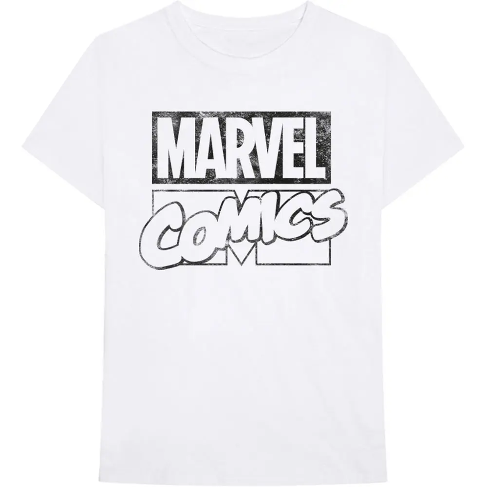 Marvel – Logo (Bianca) (Maglietta)
