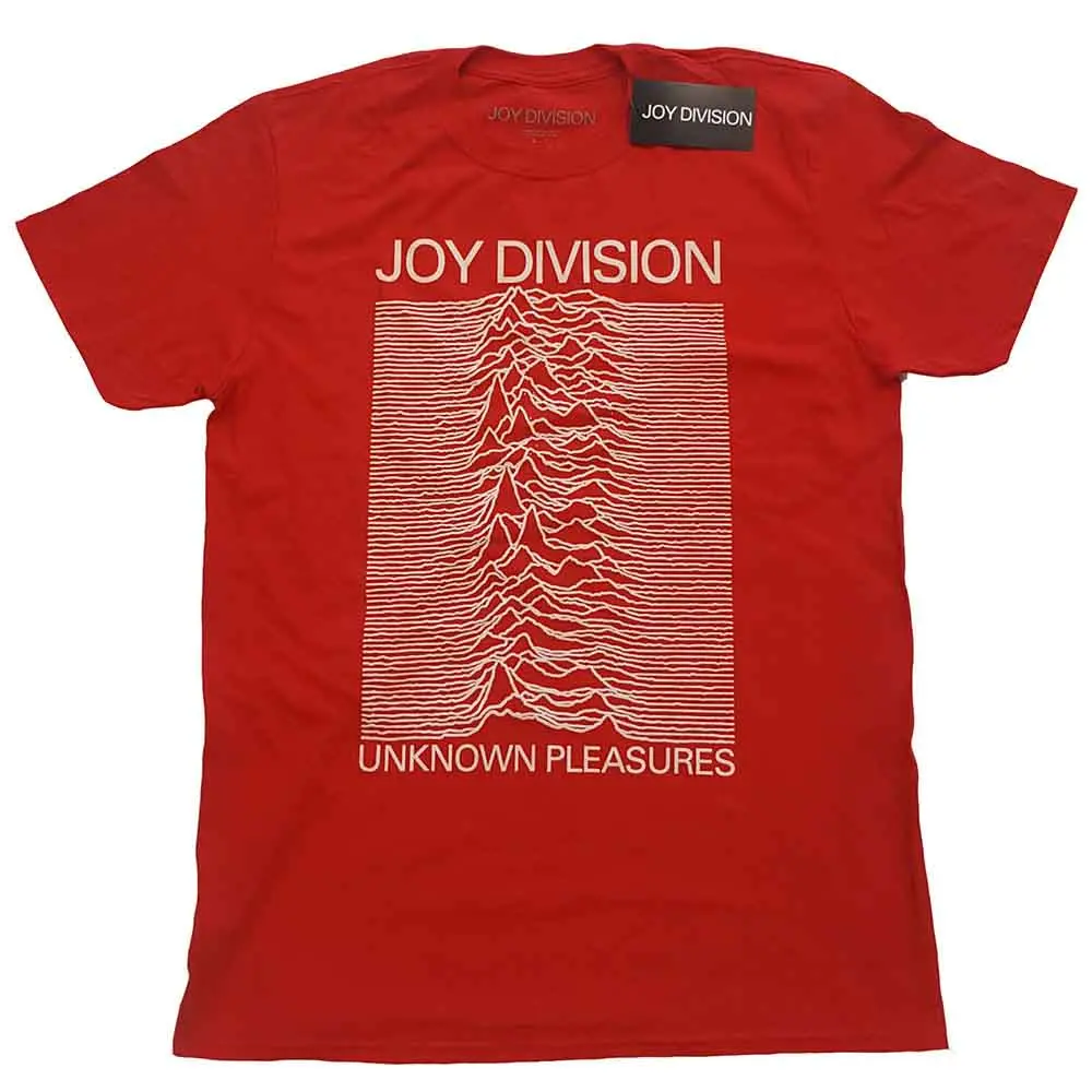 Unknown Pleasures White On Red