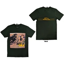 Blur, Tričko Parklife Album, Unisex, Zelená