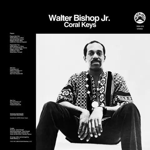 Walter Bishop Jr. – CD BISHOP, WALTER -JR.- - CORAL KEYS