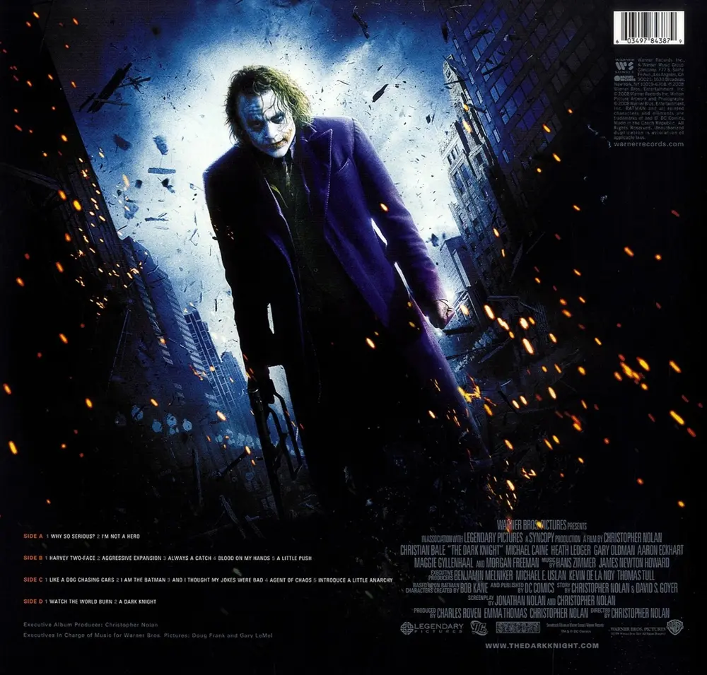 Hans Zimmer – & James Newton Howard - The Dark Knight (Original Motion Picture Soundtrack) (Vinyl)
