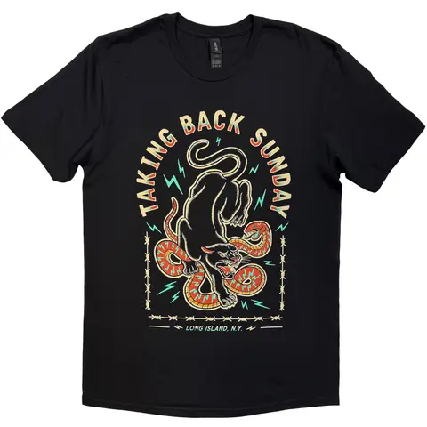 Unisex T-Shirt: Panther Snake (Black)