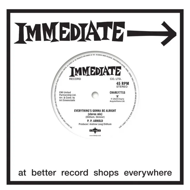 P.P. Arnold – 7-EVERYTHING IS GONNA BE ALRIGHT / EVERYTHING IS GONNA BE ALRIGHT (REMIX) (Vinyl)