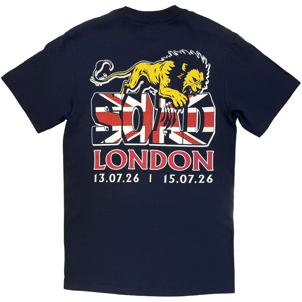 System of a Down – London Event UJ Tour '26 (Modrá, Limited) (Tričko)