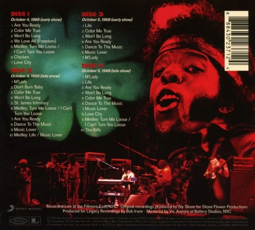 Sly & the Family Stone - Live At the Fillmore (CD)